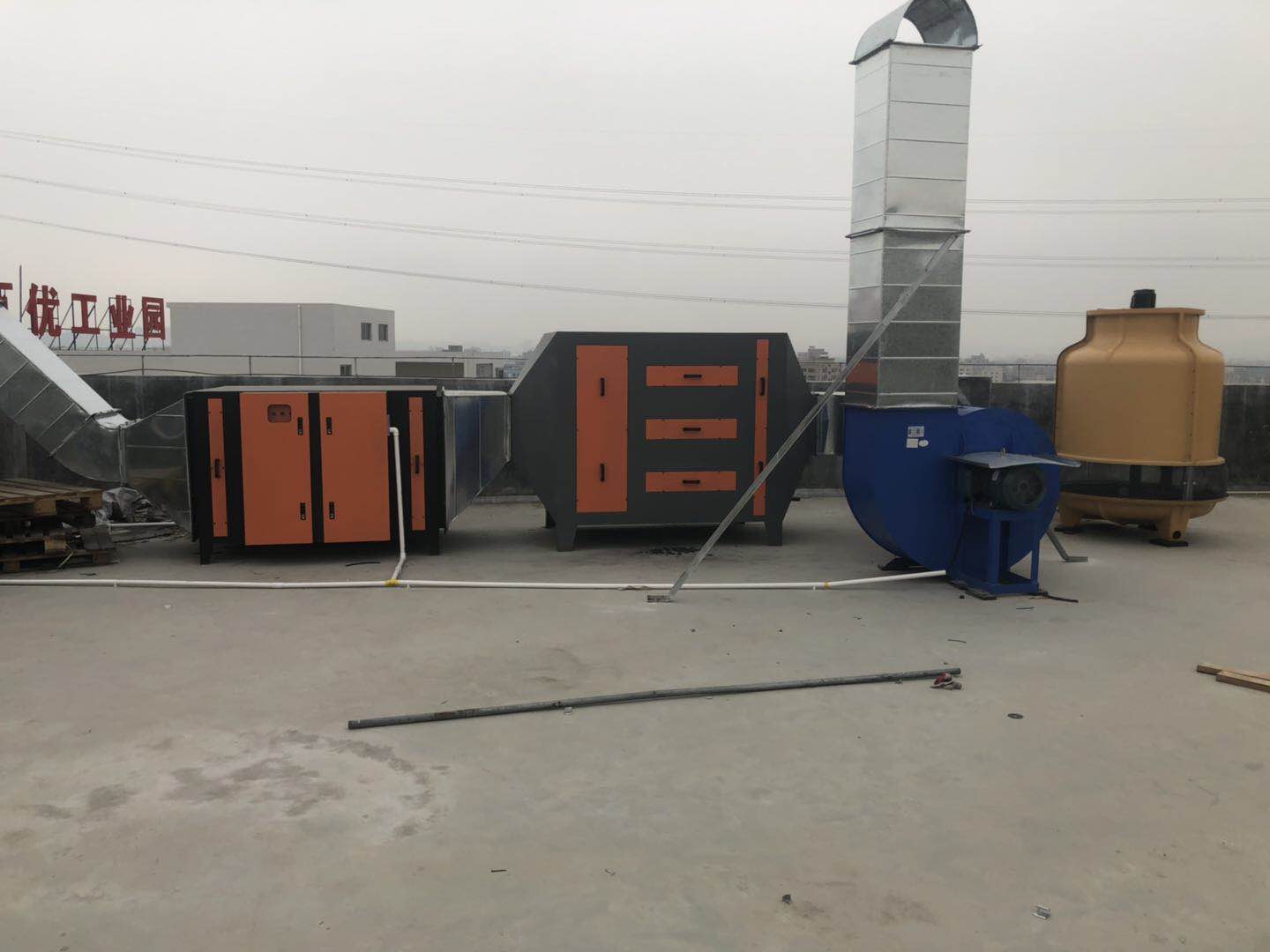 10000—20000風量UV光解加活性炭過濾設備